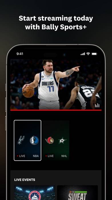 Bally Sports App screenshot