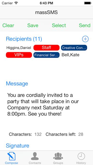 Bulk SMS Text message Pro App screenshot #1