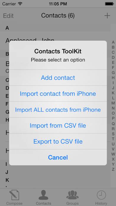 Bulk SMS Text message Pro Captura de pantalla de la aplicación #3