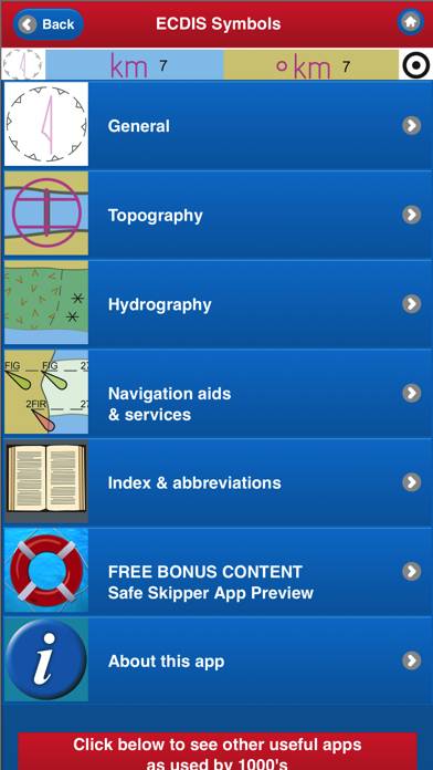 Electronic Nautical Chart Symbols & Abbreviations App screenshot