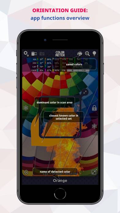 ColorMeter RGB Colorimeter Captura de pantalla de la aplicación #5