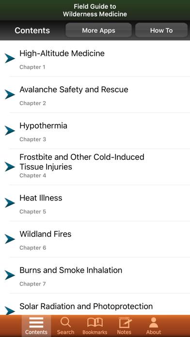Field Guide Wilderness Med. 4E App screenshot #2