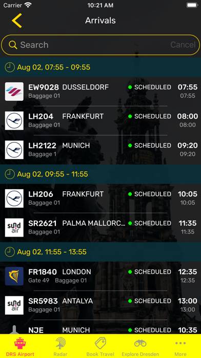 Dresden Airport (DRS) Info App-Screenshot #2