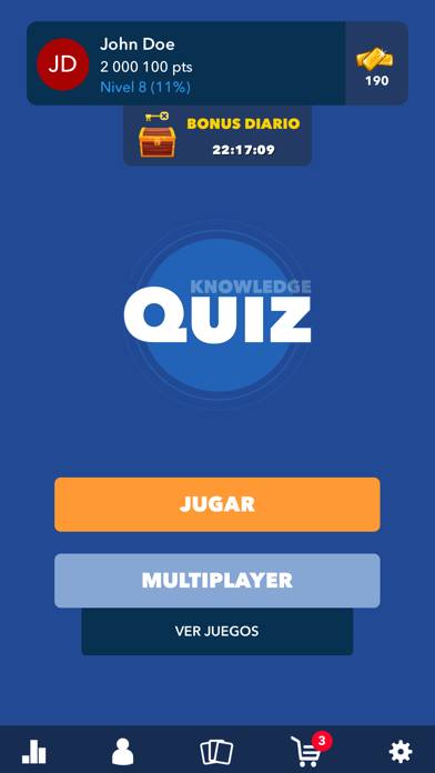 Quiz Cultura General Español Captura de pantalla de la aplicación #1