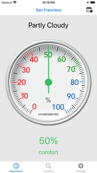 Hygrometer Schermata dell'app #1