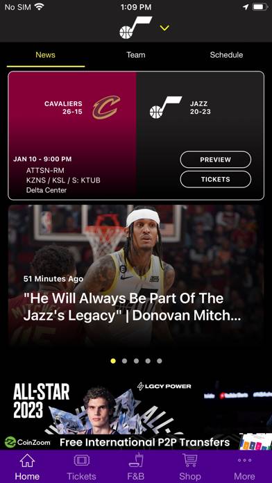 Utah Jazz plus Delta Center App screenshot #1
