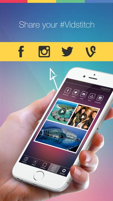 Vidstitch Pro for Instagram Captura de pantalla de la aplicación #4