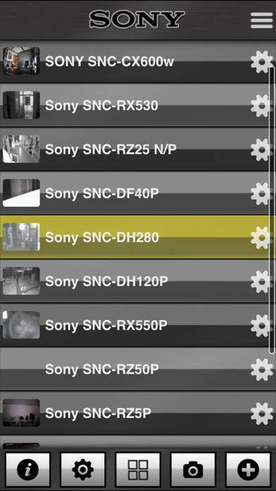 Sony FC - mobile ip camera surveillance studio screenshot