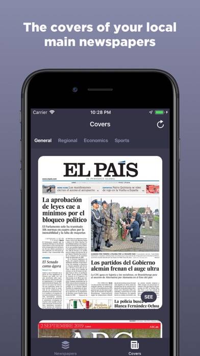 Spain Newspapers Captura de pantalla de la aplicación #4