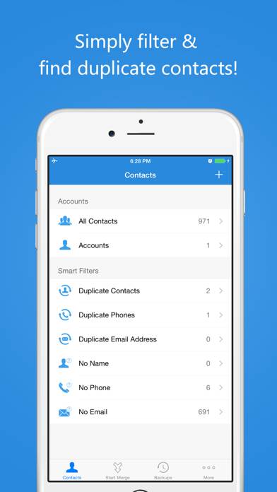 Contact Cleanup App-Screenshot #1