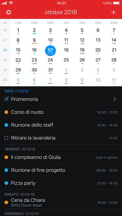 Fantastical Calendar Schermata dell'app #4