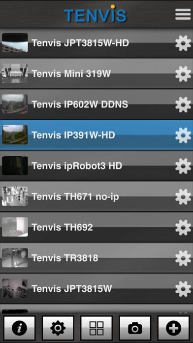 Tenvis FC App skärmdump #3
