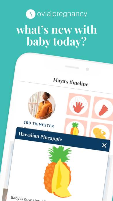 Ovia Pregnancy & Baby Tracker App screenshot #1