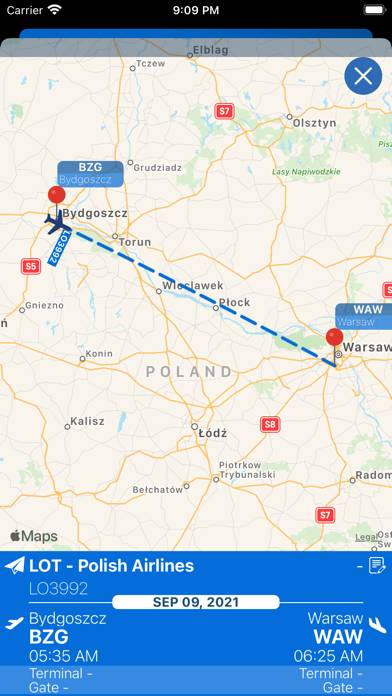 Warsaw Airport Info plus Radar App screenshot #3