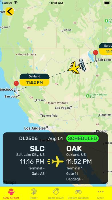 Oakland Airport (OAK) plus Radar App screenshot #3