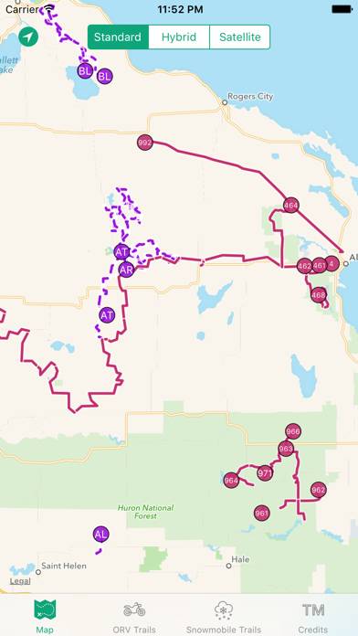 Michigan Offroad Trail Map App screenshot #1