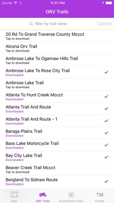 Michigan Offroad Trail Map App screenshot #2