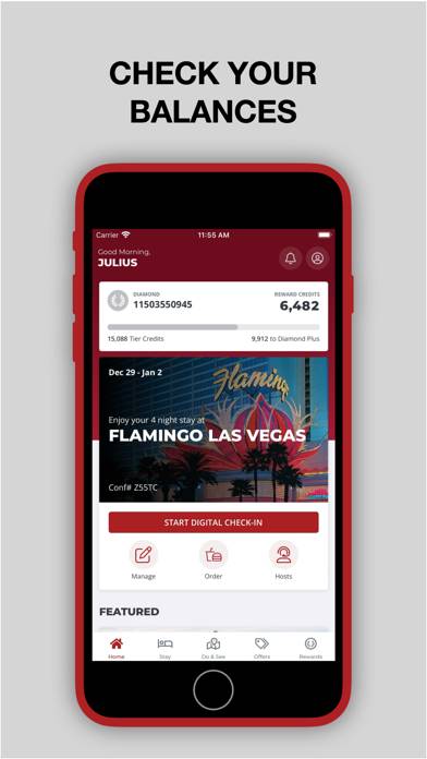 Caesars Rewards Resort Offers App screenshot #1