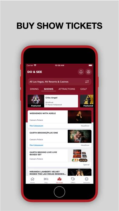 Caesars Rewards Resort Offers App screenshot #5