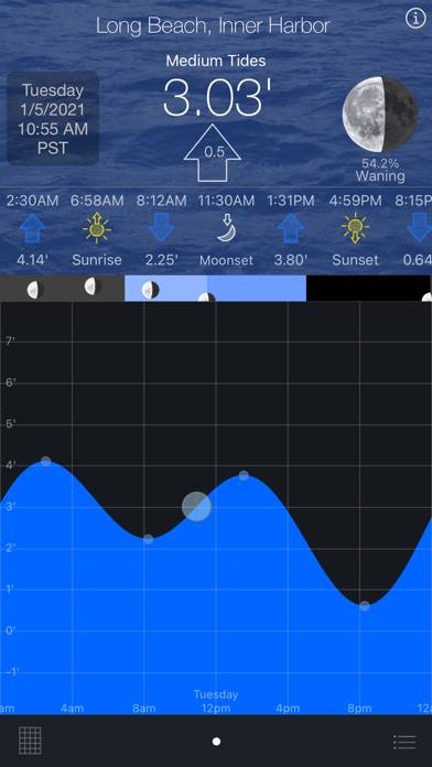 Tide Graph Pro Capture d'écran de l'application #1