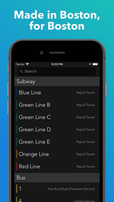 ProximiT: MBTA Boston Transit App screenshot #5