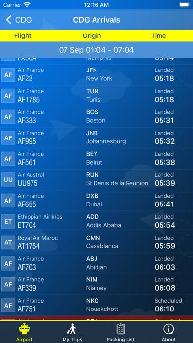 Paris Airport CDG Info plus Radar App-Screenshot #4