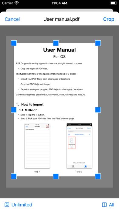 PDF Cropper App-Screenshot #1