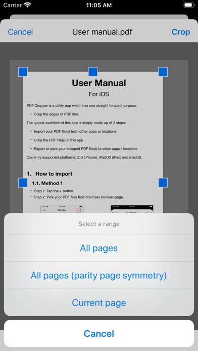 PDF Cropper Schermata dell'app #3