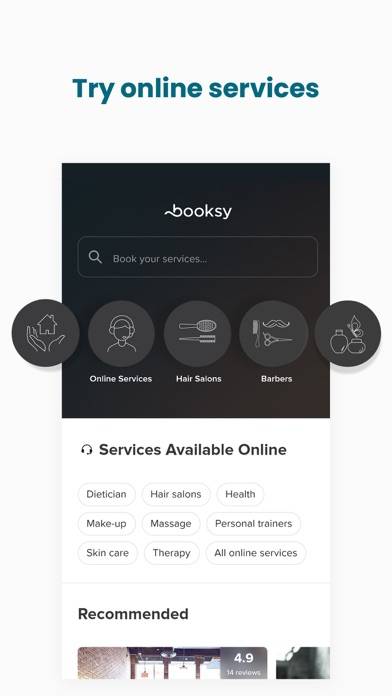Booksy for Customers Captura de pantalla de la aplicación #4
