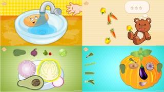 Funny Veggies! Educational games for children Schermata dell'app #1