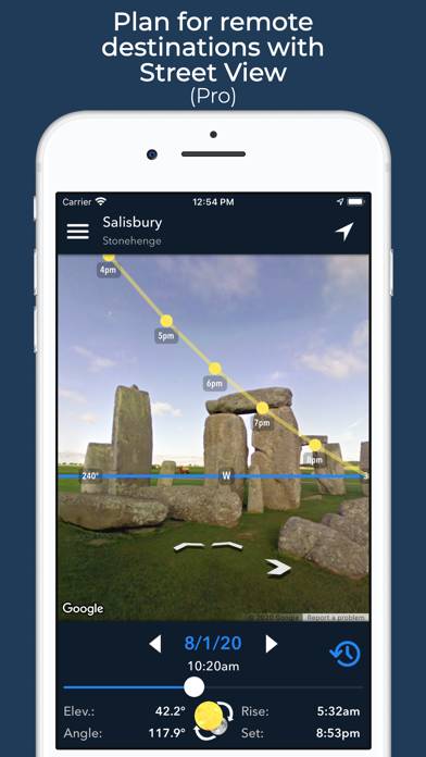 Lumos: Sun and Moon Tracker App skärmdump #4