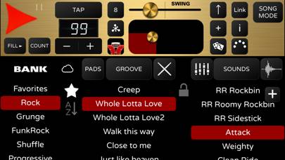 Rock Drum Machine Schermata dell'app #1