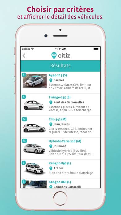 Citiz Capture d'écran de l'application