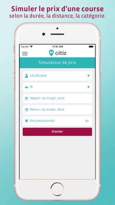 Citiz Capture d'écran de l'application