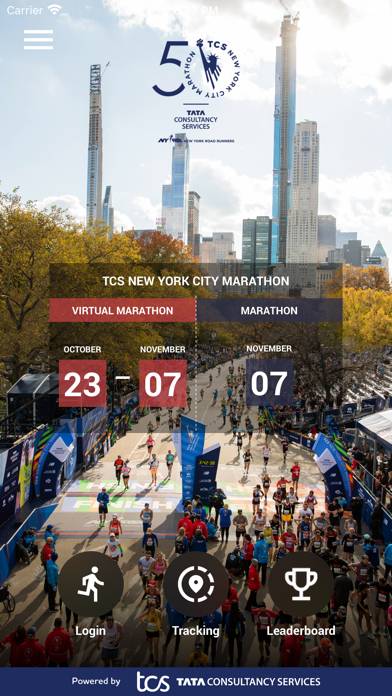 TCS New York City Marathon Captura de pantalla de la aplicación #2