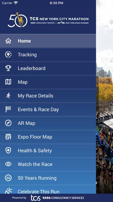 TCS New York City Marathon Schermata dell'app #3