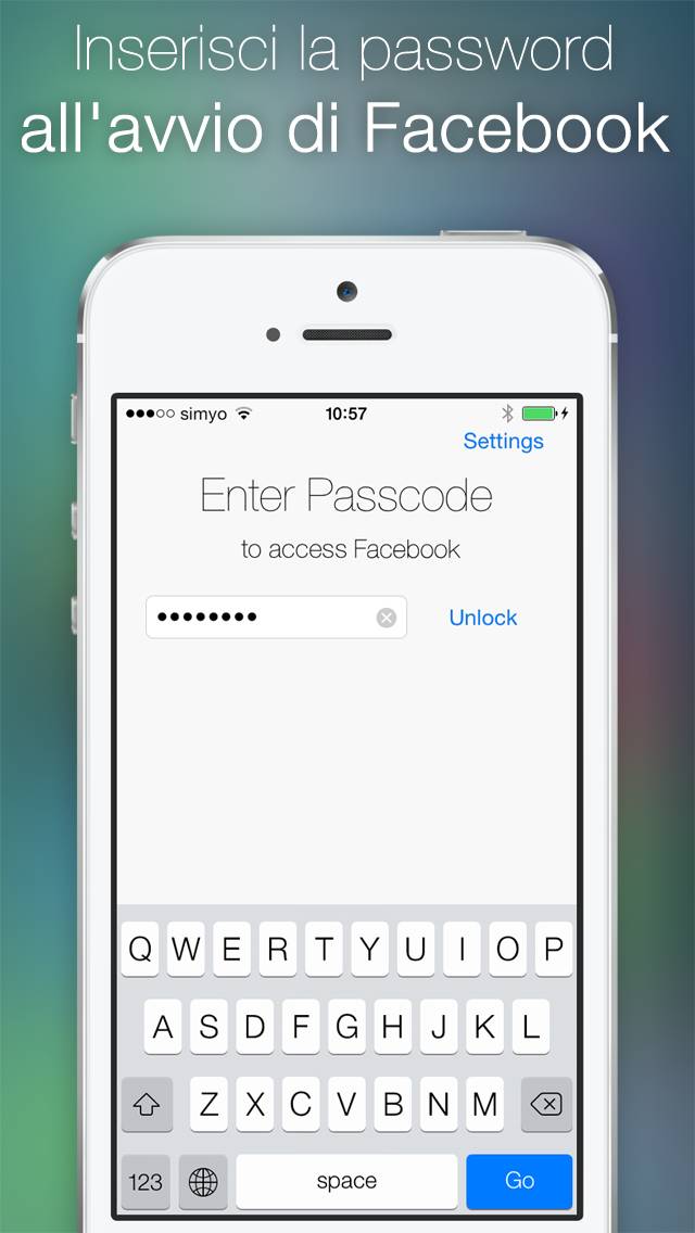Password for Facebook Schermata dell'app #2