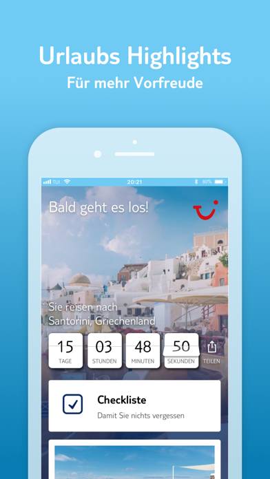 MyTUI – Reisen & Erlebnisse App-Screenshot #1