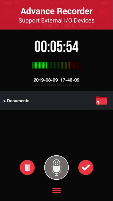 Audio Recorder Pro and Editor Captura de pantalla de la aplicación #1