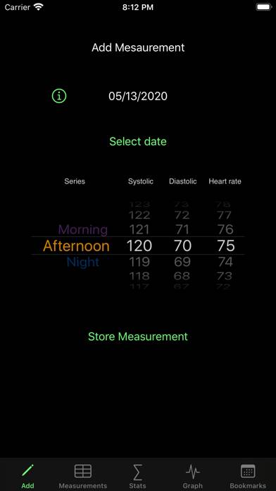 AGR Blood Pressure Log App screenshot #1