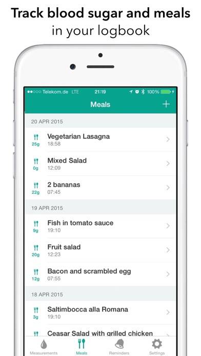 Diabetes App • Capture d'écran de l'application #3