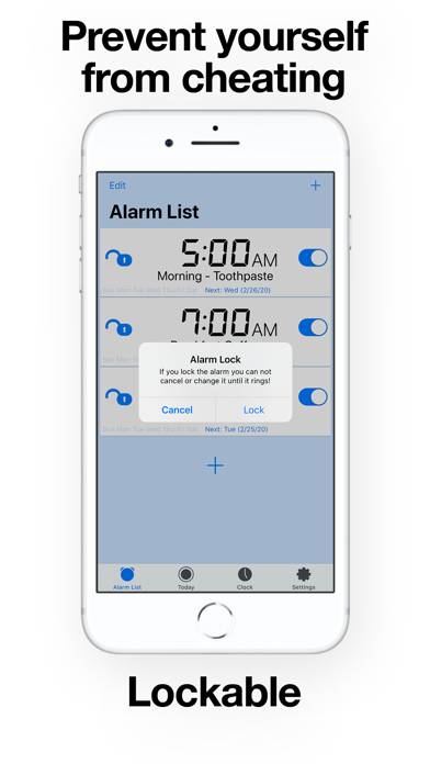 Barcode Alarm Clock Pro Capture d'écran de l'application #4