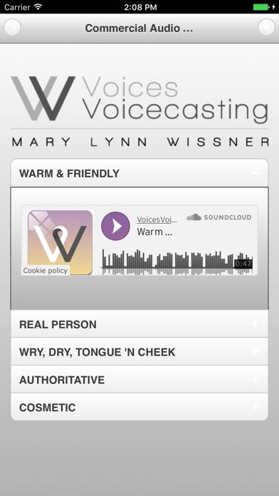 Voice Over Self Direction Schermata dell'app #4