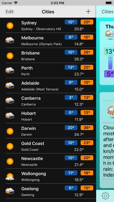 Oz Weather Plus App screenshot #4