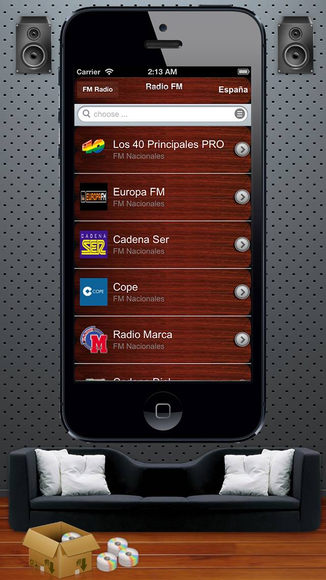 FM Radio iOS7 Edition Schermata dell'app #2