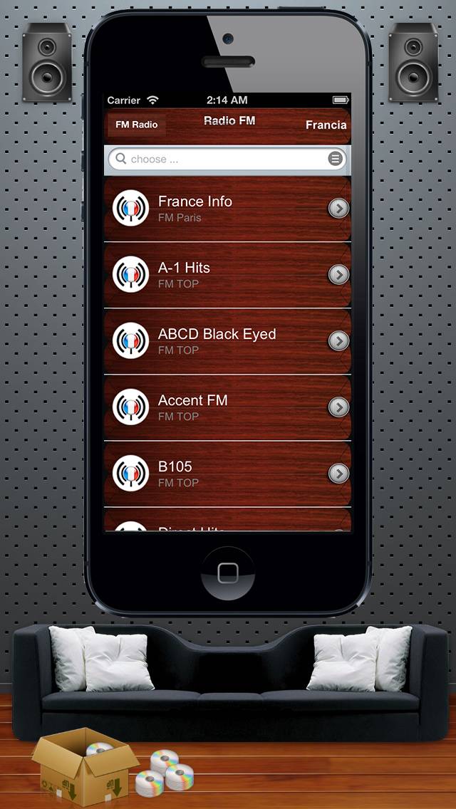 FM Radio iOS7 Edition Schermata dell'app #5