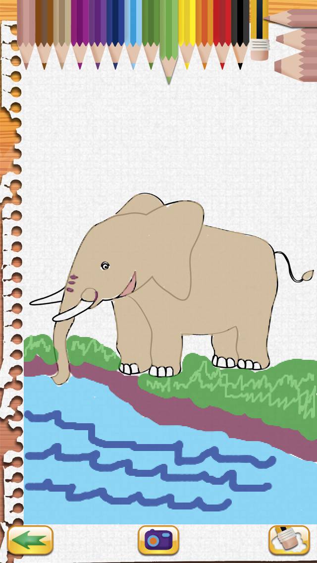 Crea e colora: la giungla PRO schermata del gioco