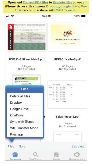 PDF to Keynote by PDF2Office Schermata dell'app #1