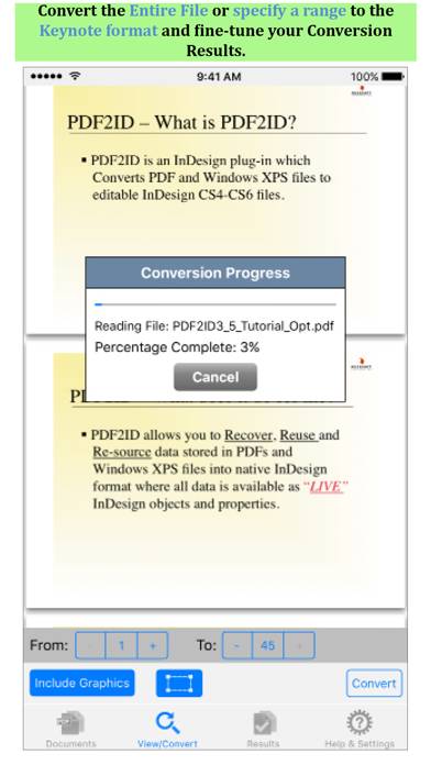 PDF to Keynote by PDF2Office App screenshot #3