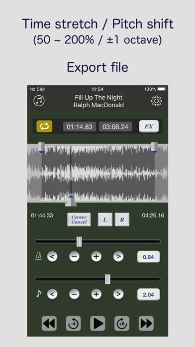 Audio Unit Player Bildschirmfoto